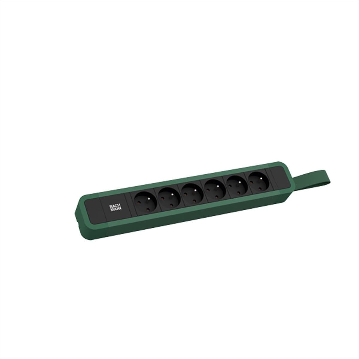 BACHMANN PRIMO 2 6xUTE met lus 2,0m CEE7/7 RAL6028