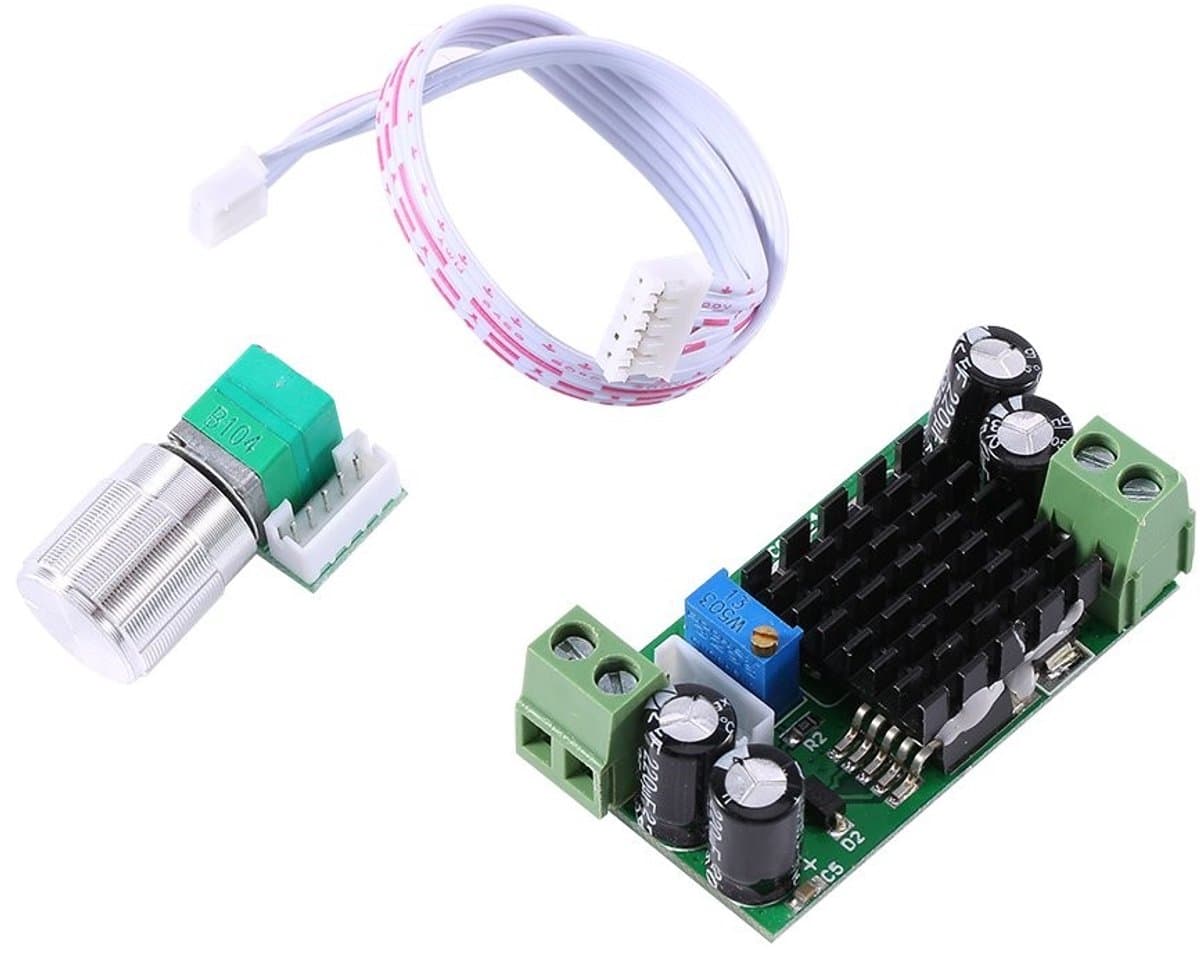 Dailygoody - Motor Snelheidsregelaar - Ventilator Controller - 5V 12V 24V - 1A - Voor Diverse Toepassingen - Ideaal voor Hobbyprojecten - Betrouwbaar ...