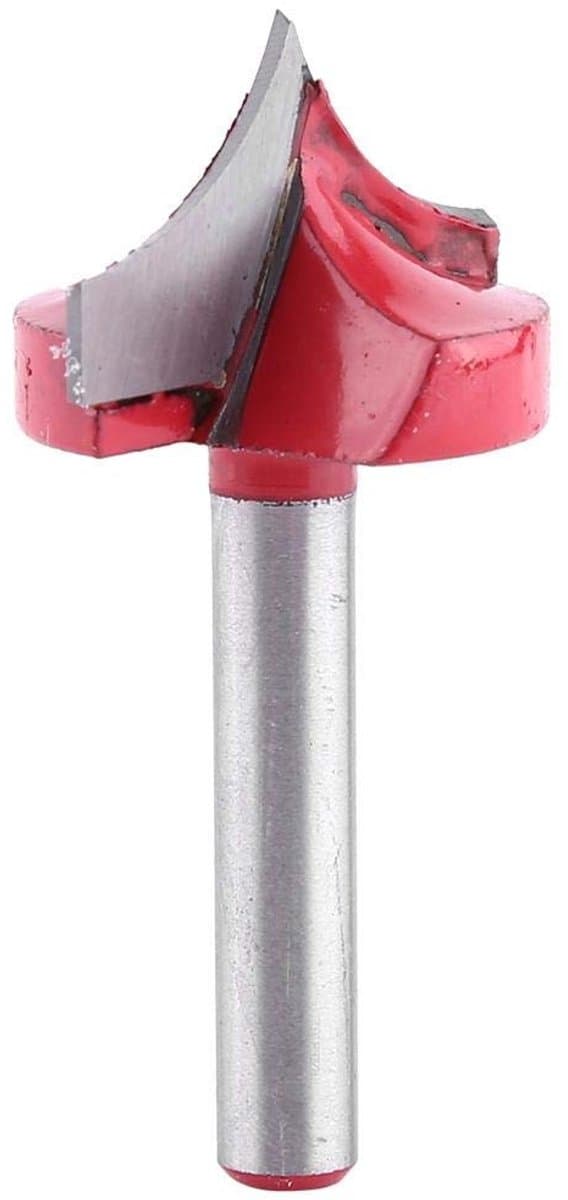 Dailygoods - CNC Router Bit - V Groove Frees voor Houtsnijgereedschap - 6mm Schacht - Precisie Frezen - Geschikt voor Houtbewerking - 22mm Snijdiameter