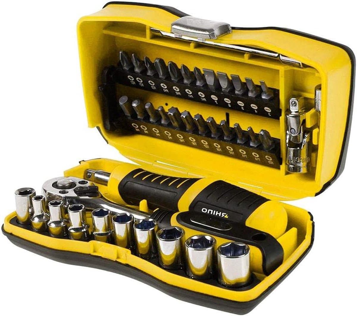 Steeksleutelset - Doppenset Ratel - Schroeven Draaien - 39 Delig - 1/4 inch