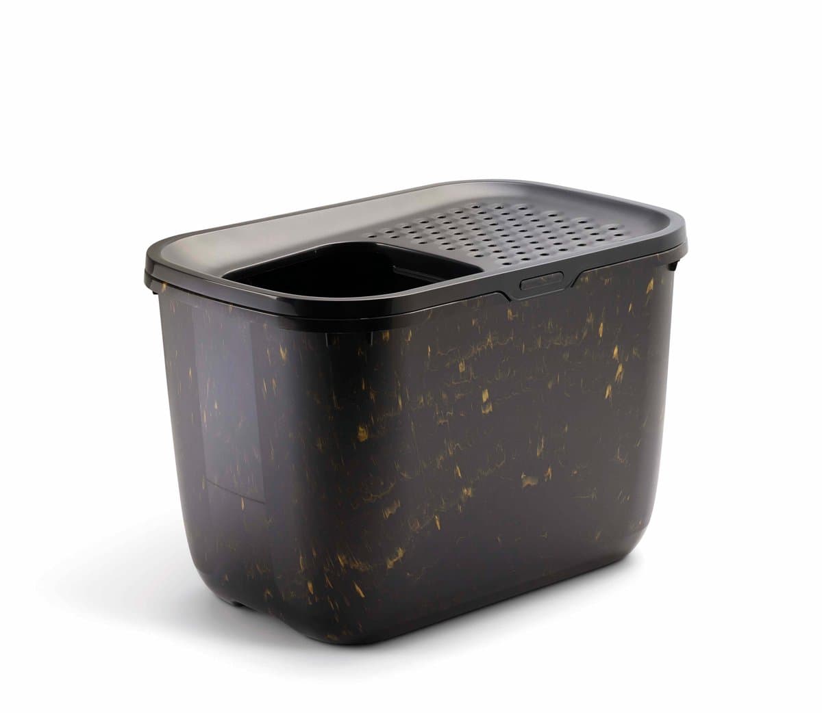 Savic - Kattenbak Hop In - Kattentoilet - Zwart Goud - 58,8 x 39 x 39,5 cm