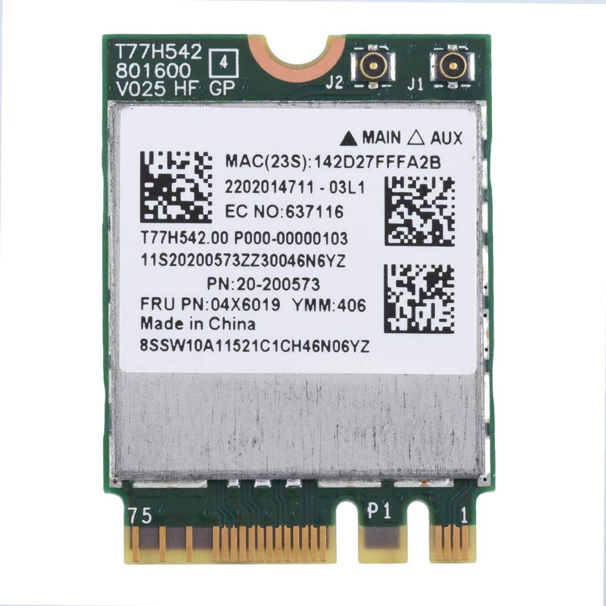 Dailygoods - Dailygoody - Dual Band NGFF WiFi Kaart - 433Mbps Netwerk - Hoge snelheid - Verbeterde connectiviteit - Realtek 8822CE - Geschikt voor laptops - C