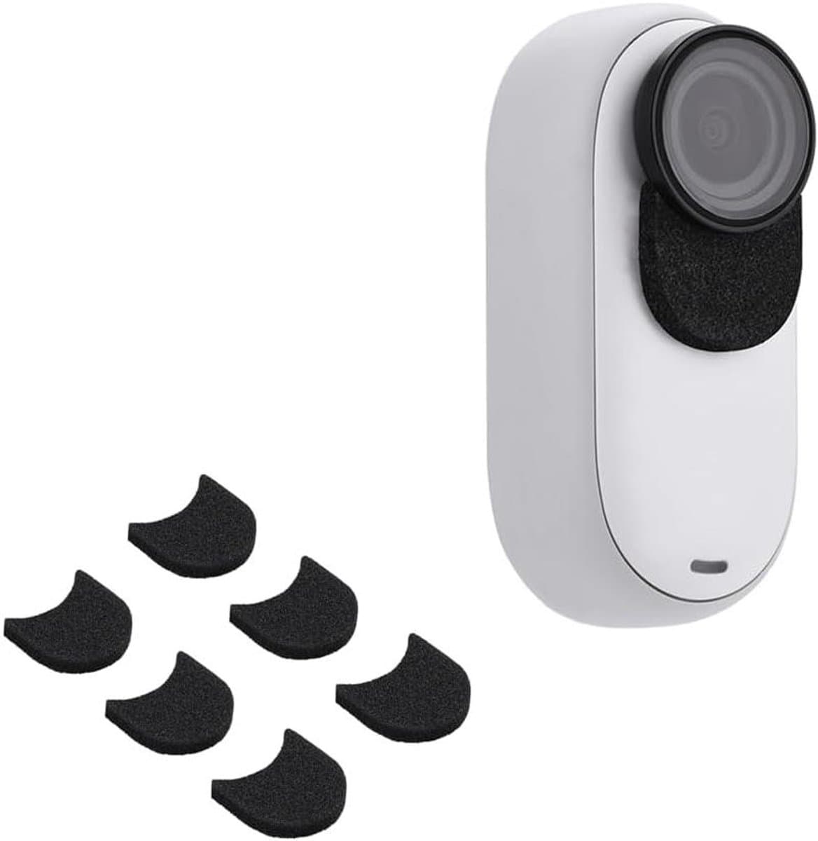 Microfoon Windkappen - Geluidsfilters - Duidelijke Audio - Specifieke Pasvorm - 6 Stuks - Zwart