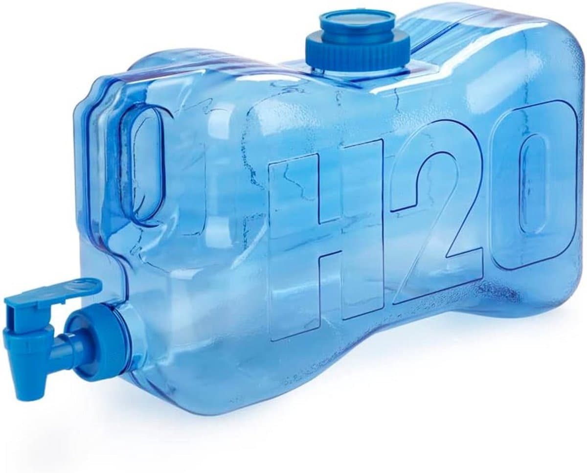 Grote Waterfles 5,5 Liter voor Koelkast met Kraantje