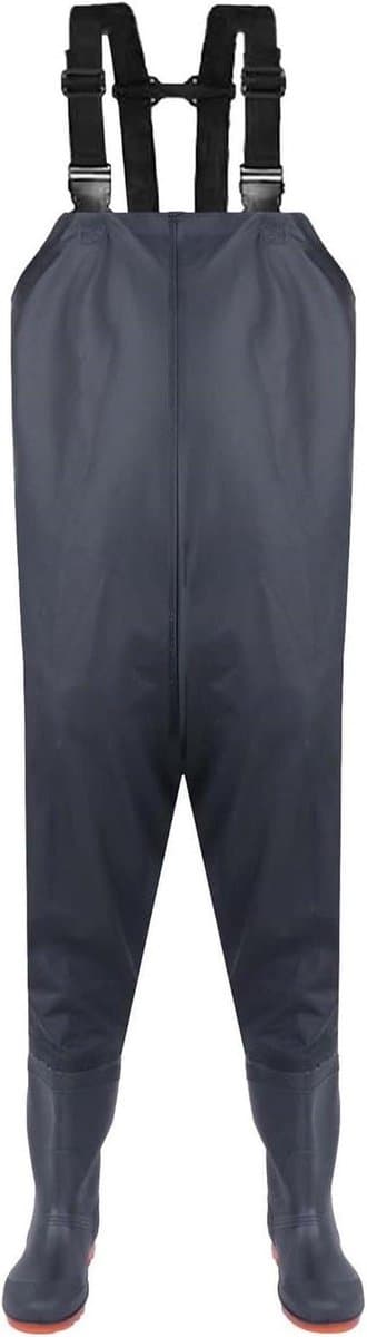 Werkbroek met laarzen - Regenbroek - Vissen en buitenwerk - Waterdicht neopreen - Herren - Blauw