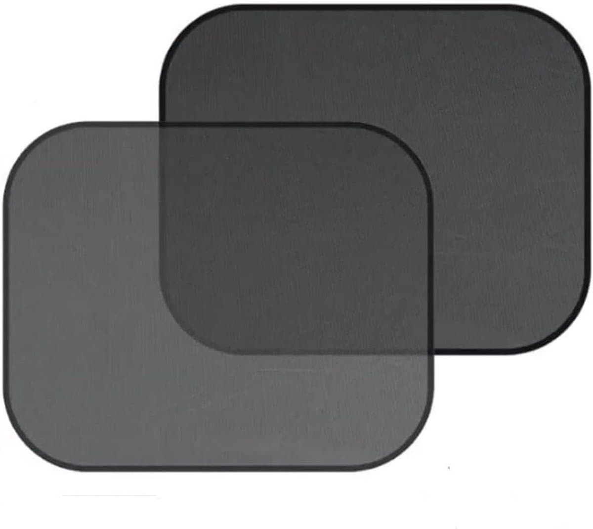 Auto Zonnescherm Set - Zijruit Gordijn - Bescherming Tegen Zon - Dicht Mesh Gaas - 5 Stuks - Zwart