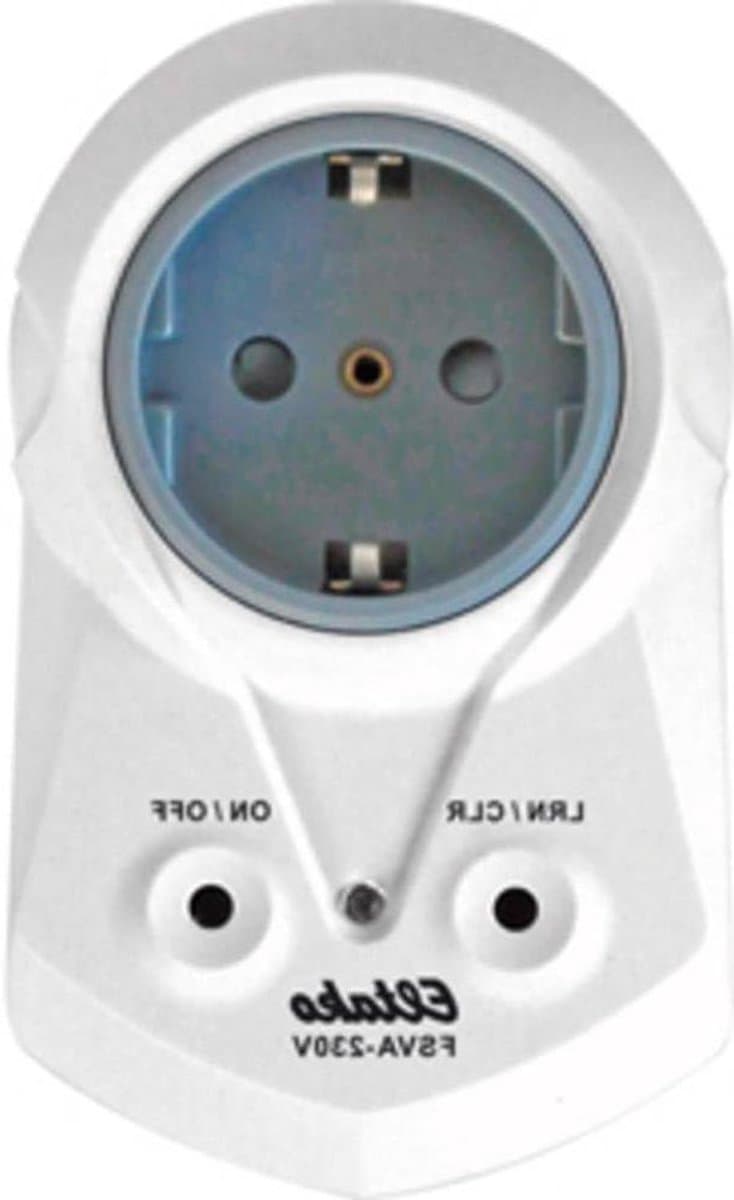 Stopcontactactor - Schakelactor Stroommeter - Energie Monitoren - Geïntegreerde Stroommeting - 10A - Wit