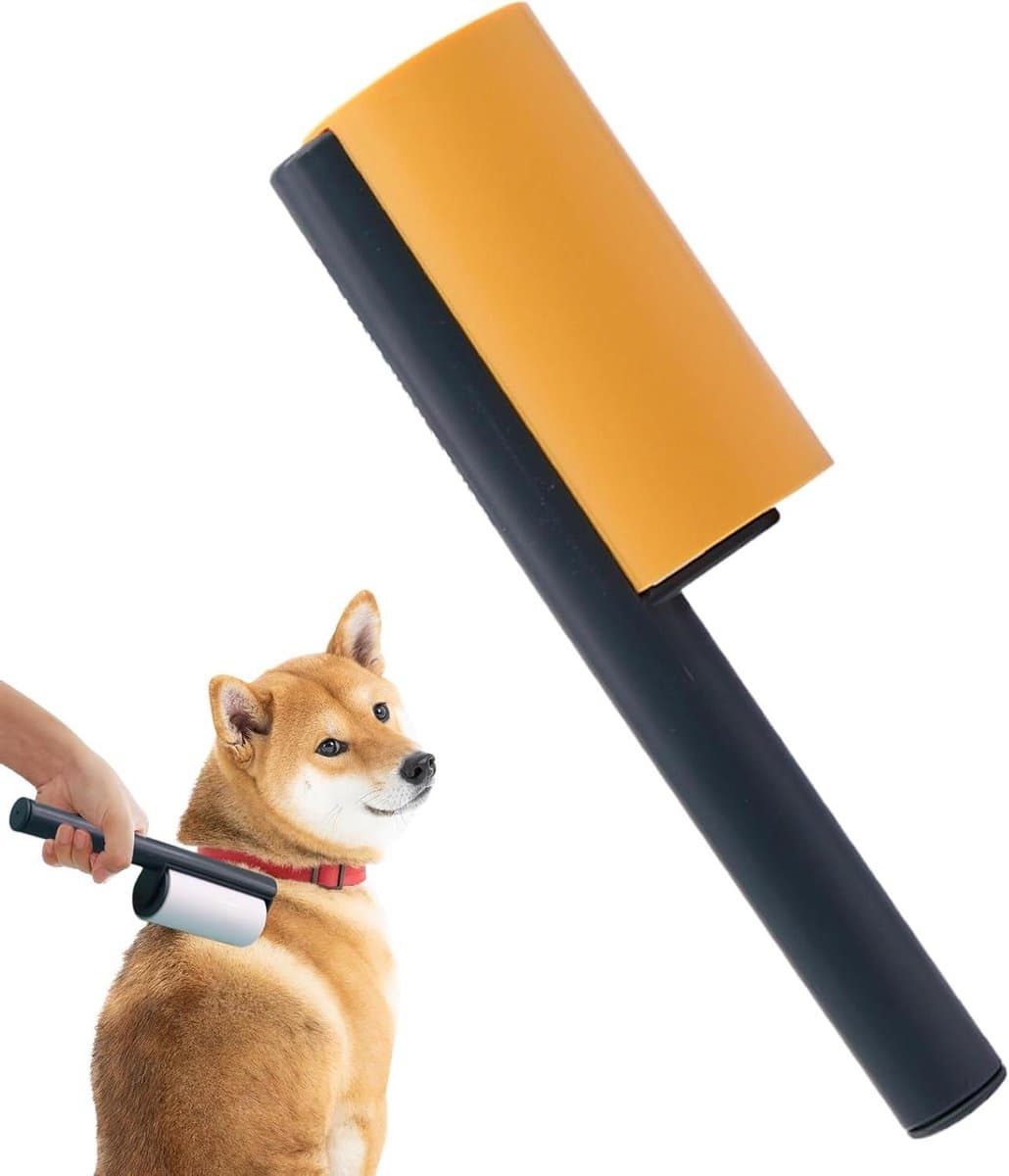 Haren Verwijderaar - Pluisroller - Meubels Schoonmaken - Herbruikbaar Kleefvel - 24 cm - Wit