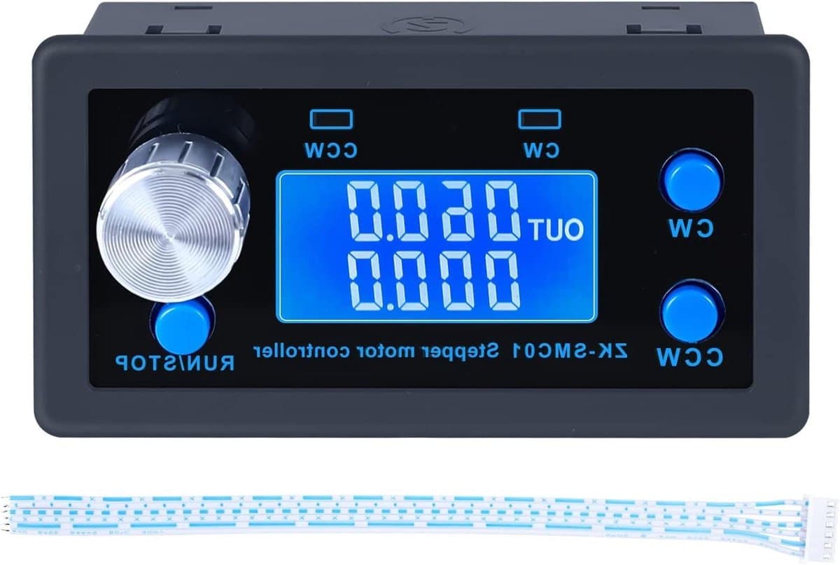 Stappenmotor Besturing - Motor Controller - Precisie Beweging Instellen - Microstap 1/128 Resolutie - DC 5-30V - Zwart