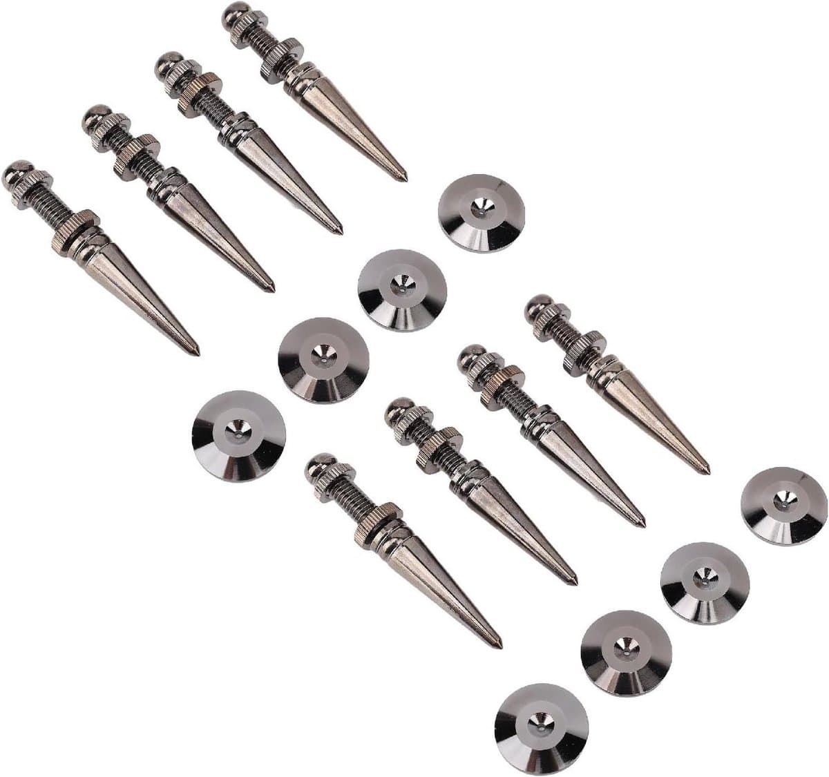 Luidspreker Isolatie - Koperen Spikes - Audio Verbetering - Verstelbaar Ontwerp - 8 Stuks - Koper