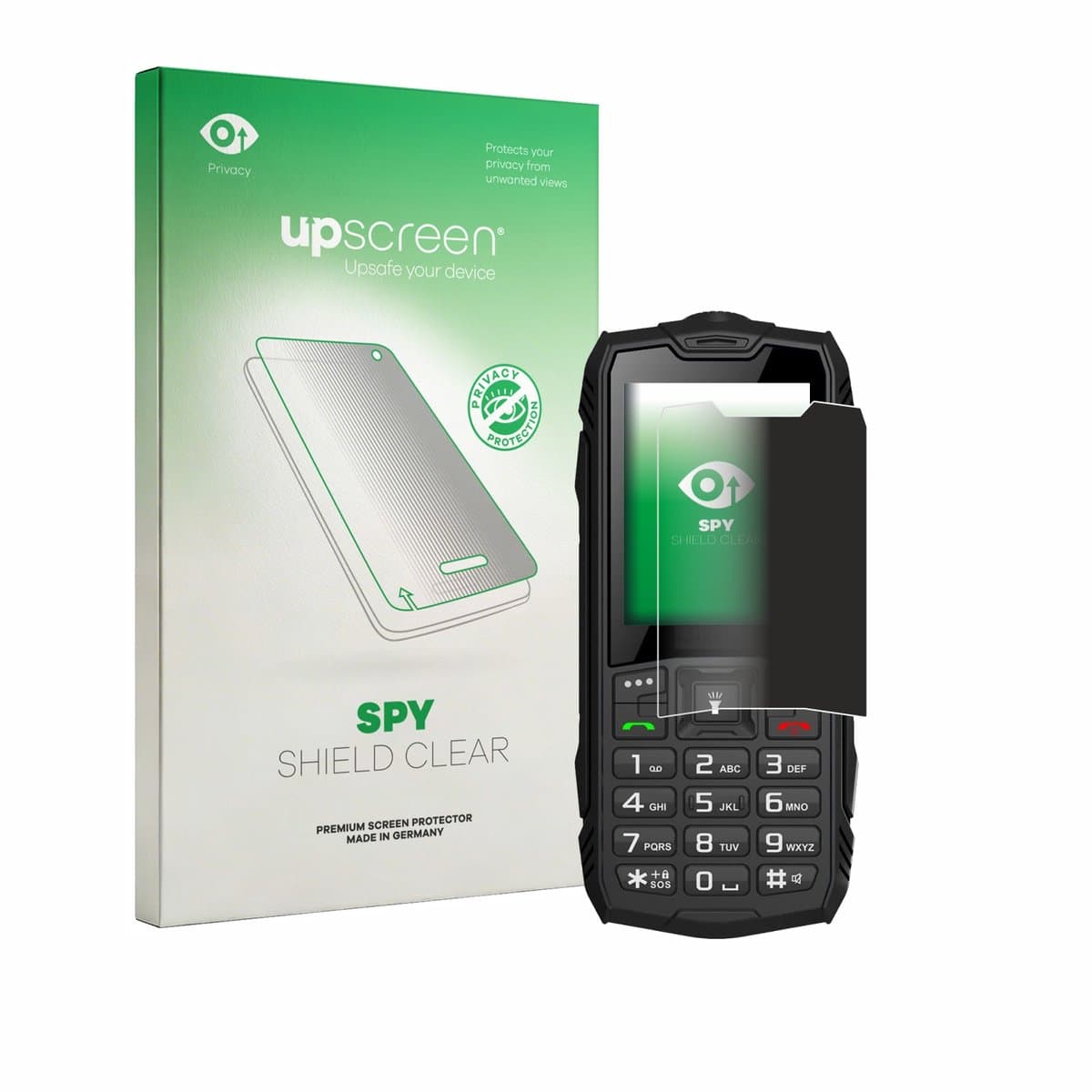 upscreen - privacy screenprotector voor Hammer H Basalt - Folie Beschermfolie Blauwlichtfilter