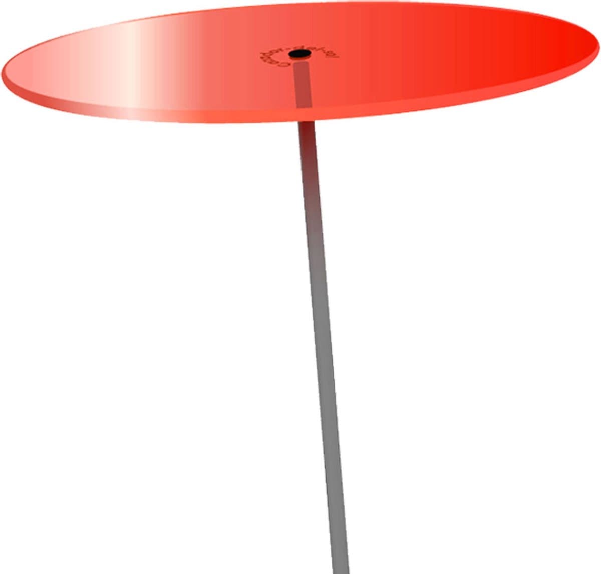 Zonnevangers Cazador Del Sol - tuin decoratie voor buiten - Rood Ø150mm x 120cm Set1