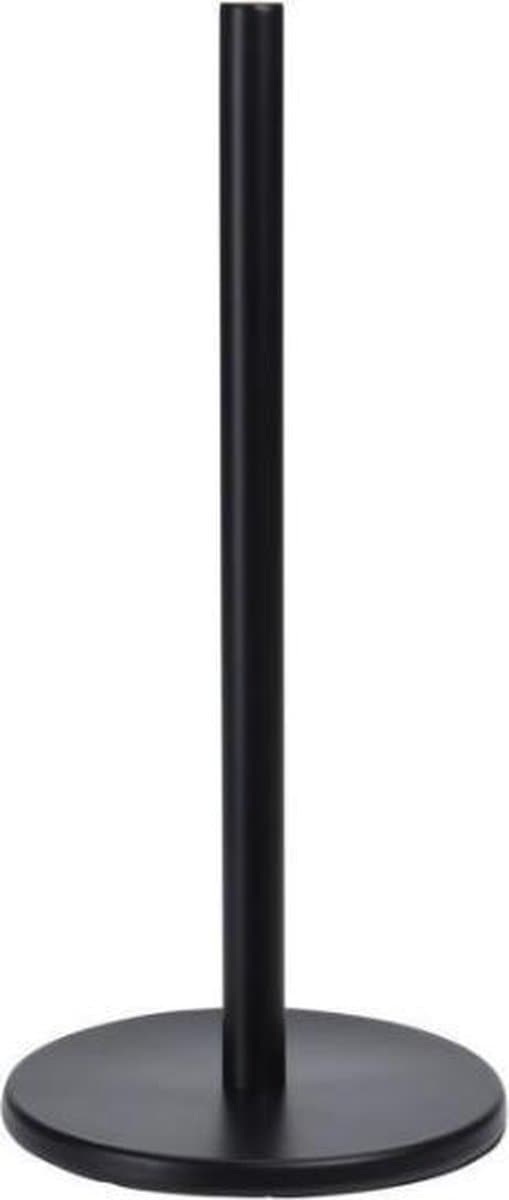 Standaard Keukenrolhouder - Zwart - 31 cm - Met Verzwaarde Voet - Keukenrol Houder - Anti Slip