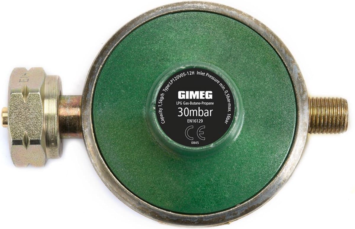 Drukregelaar 30mbar 1/4 links OneSize