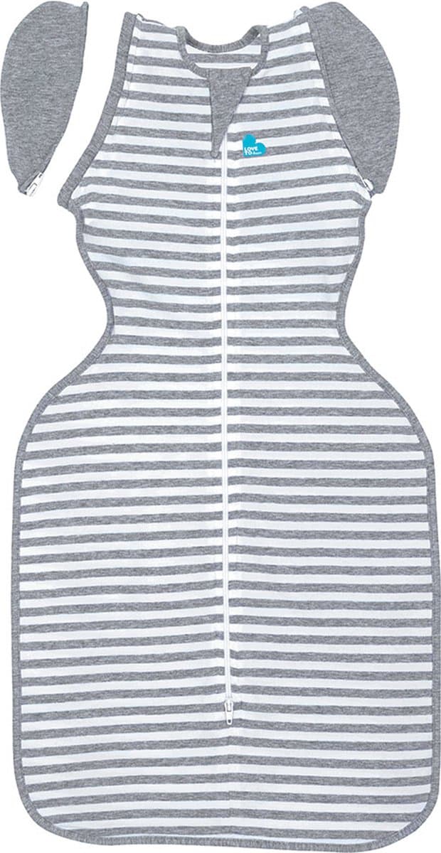 Love to Dream™ Babyslaapzak Swaddle Up™ - Inbakeren afbouwen - Baby 6-9 maanden - 8.5-11 kg - All Season - 1.0 TOG - Grijs