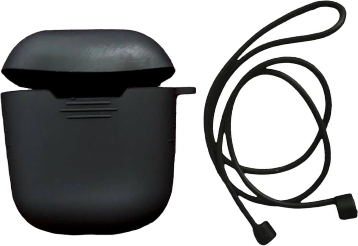 Airpod Case – Airpod Hoesje – Voor Airpods 1&2 - Silicone Grijs – oDaani