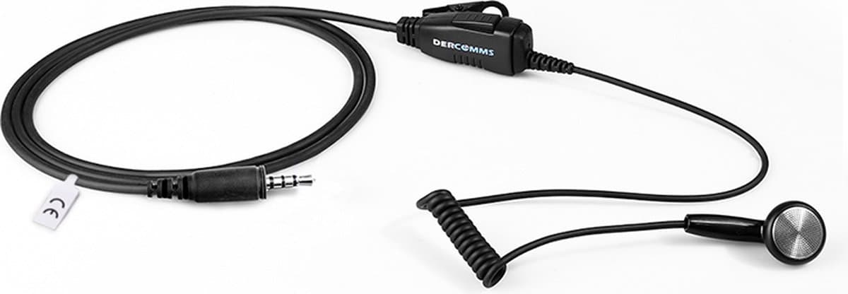 DerComms® MP3 model oortje voor Kenwood portofoon PKT23