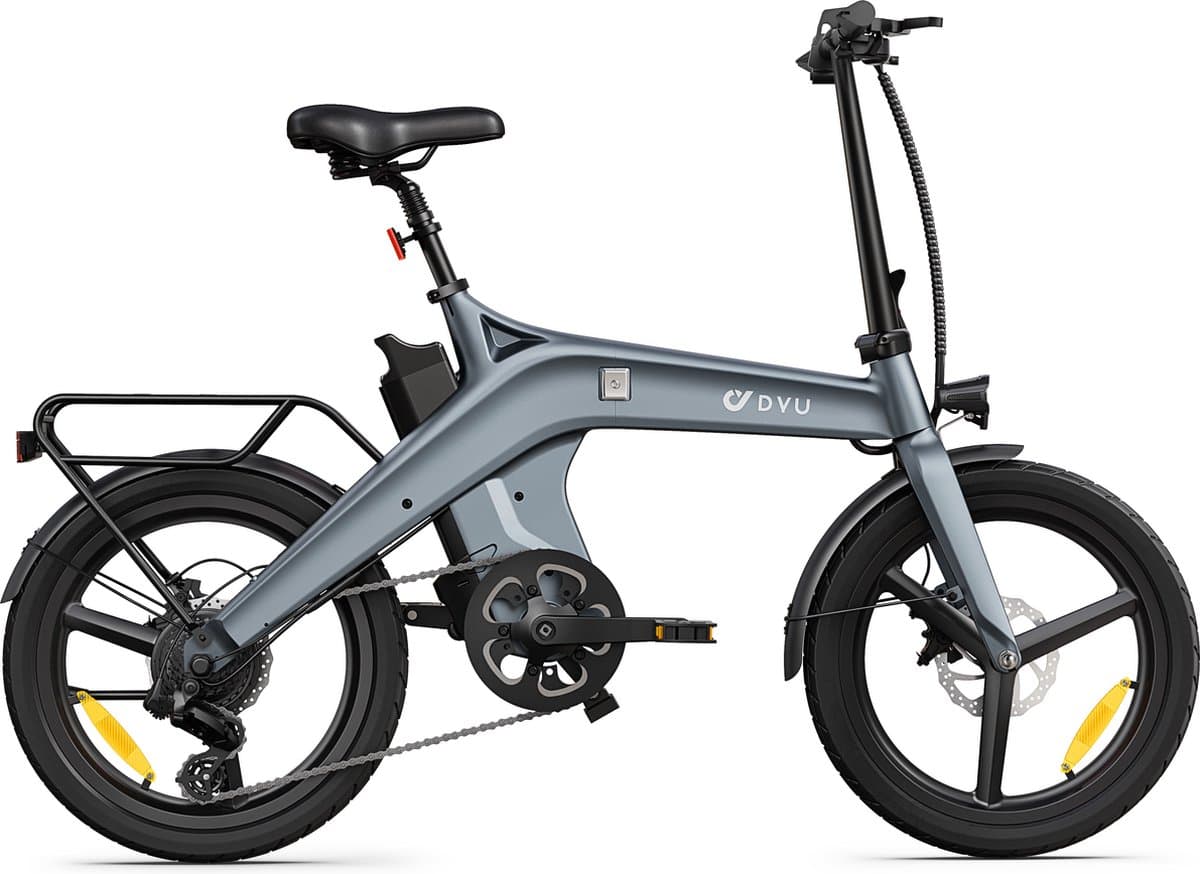 DYU T1 Elektrische vouwfiets - 20 inch - 25 km/u - 36V 10Ah - grijs