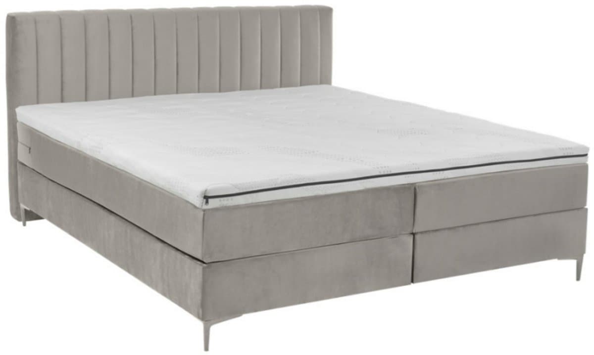 Nessa® - 180x220 Boxspring Cindy - Zwart - Complete Boxspring - Inclusief Topper