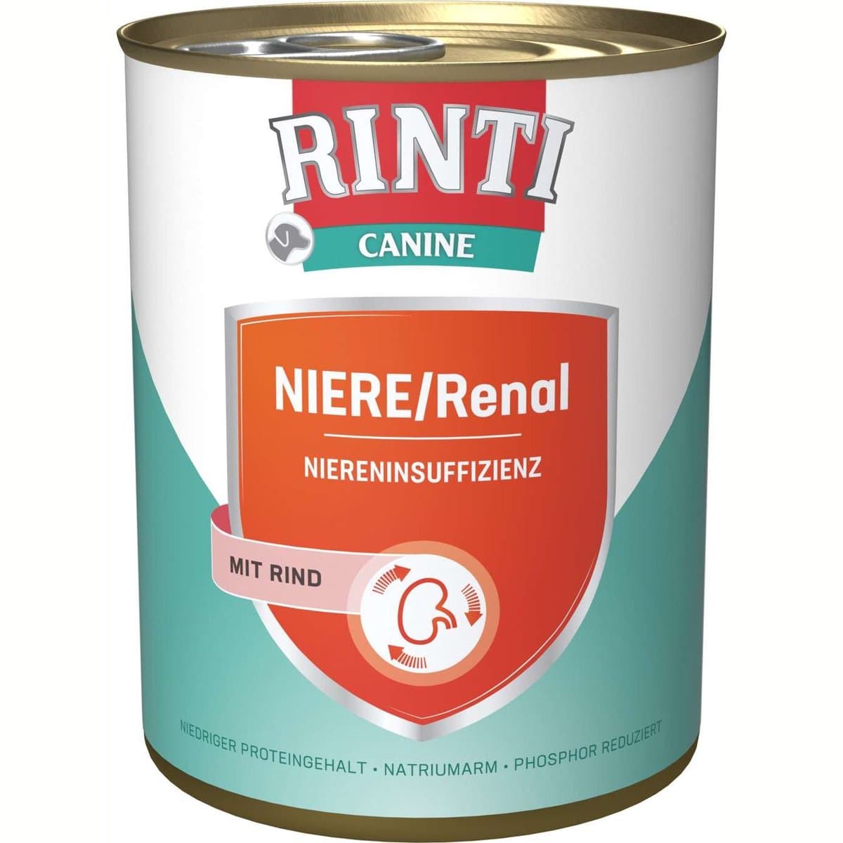 Rinti - Kynologisch Nier/Renaal 6x800g - Rund