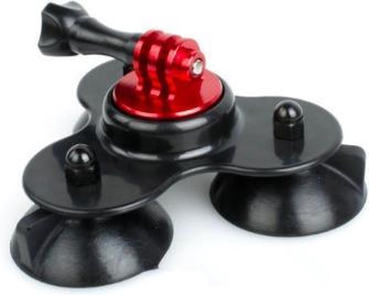 YONO Suction Cup Tripod geschikt voor GoPro - Action Camera - Statief Mount Accessoires - Zwart