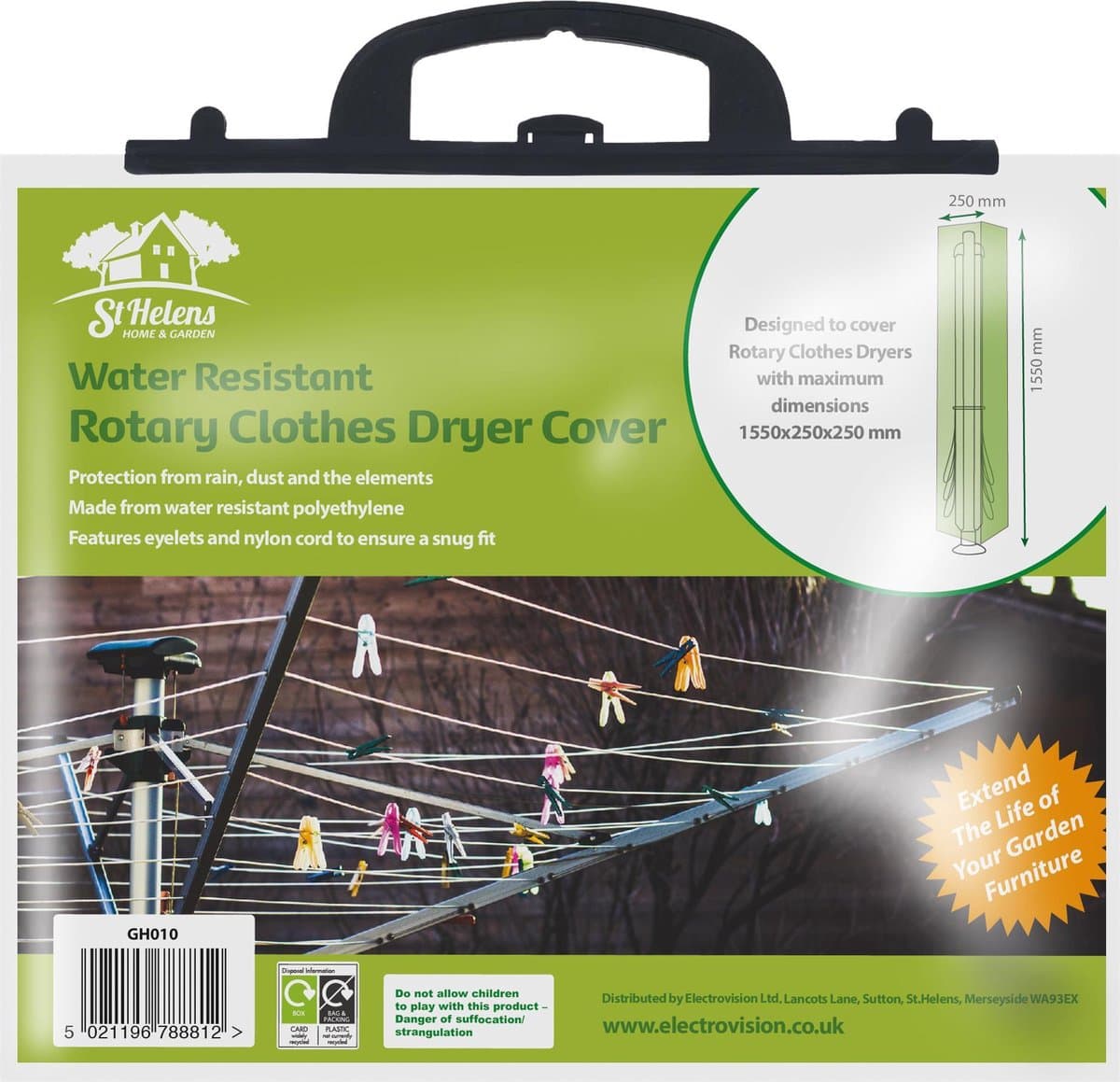 St. Helens Home & Garden - Droogmolen Beschermhoes