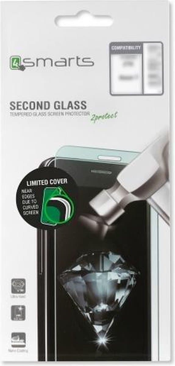 4Smarts Limited Tempered Glass 9H voor:  Apple iPhone 8 Plus (5,5'')
