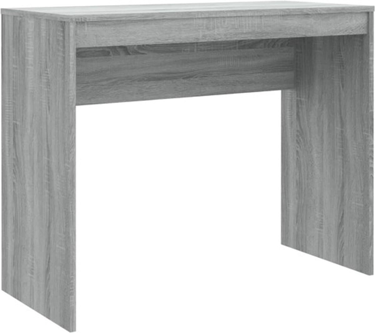 vidaXL Bureau - Geprocessed hout, Grijs Sonoma eiken, 90 x 40 x 72 cm