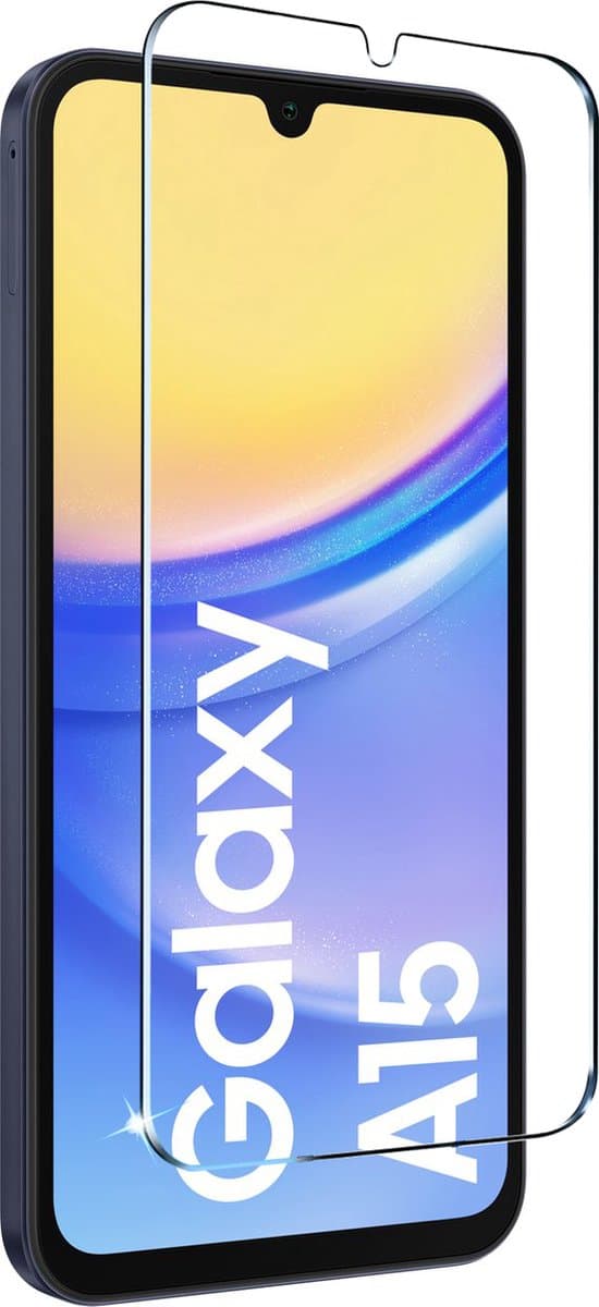 BixB screenprotector geschikt voor Samsung Galaxy A15 - gehard glas Tempered Glass