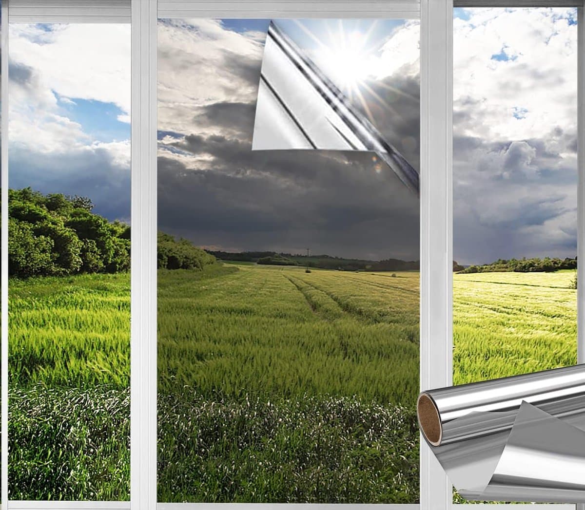 Solacis Privacy Folie Raam - Raamfolie - Folie Raam - Zichtwerend - Anti Inkijk Raamfolie - Must have voor uw privacy!