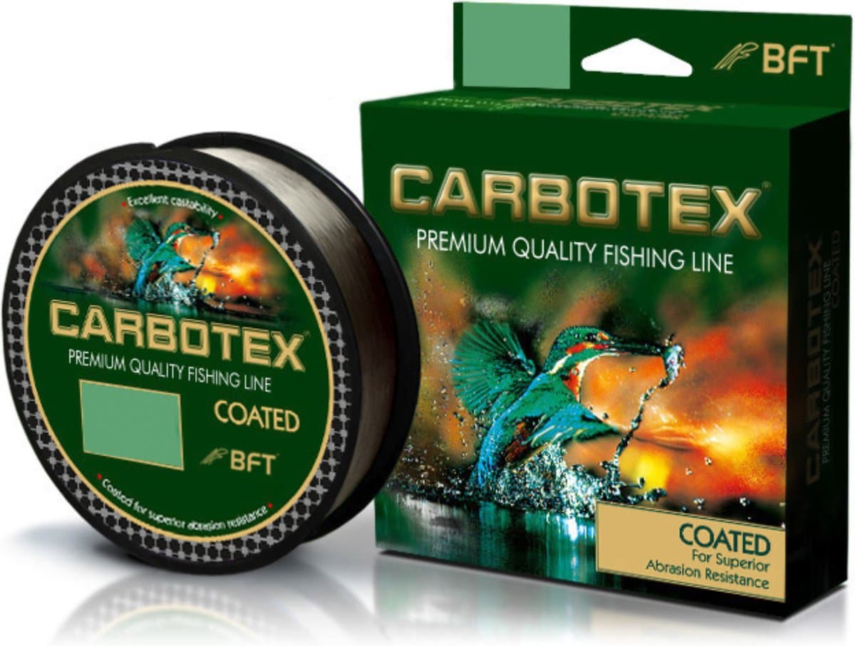 Ultra Low Visible Coated Nylon 14/00 Vislijn Carbotex Universele Onderlijn Slijtvast Uv-bestendig