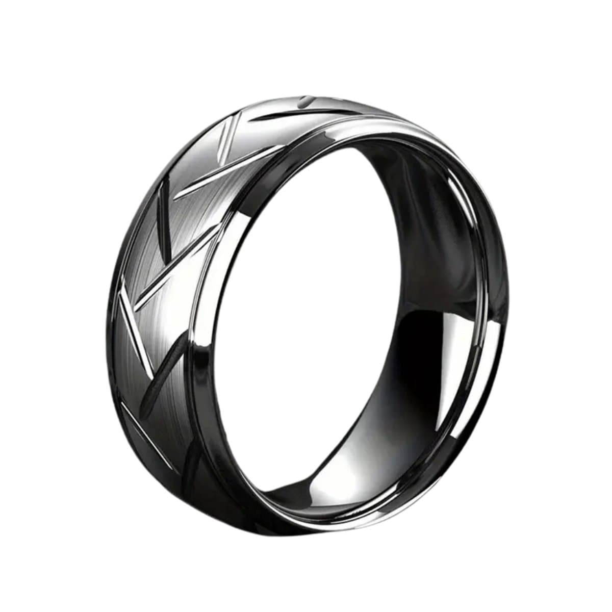 Nivard Ring - Ringen - Dames - Heren - Zilver Kleurig 1.8cm Diameter