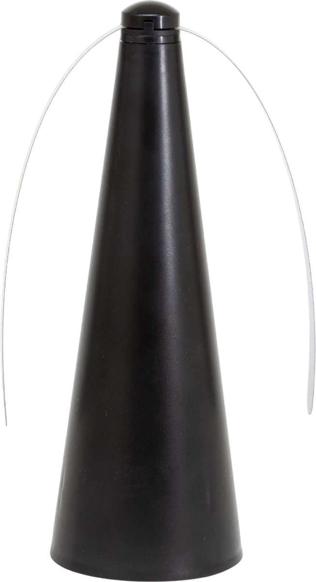 Happy Rhino - Vliegenventilator Op Batterij - Zwart - Anti-vliegen - 165g - PP - 9 x 9 x 25.5 cm