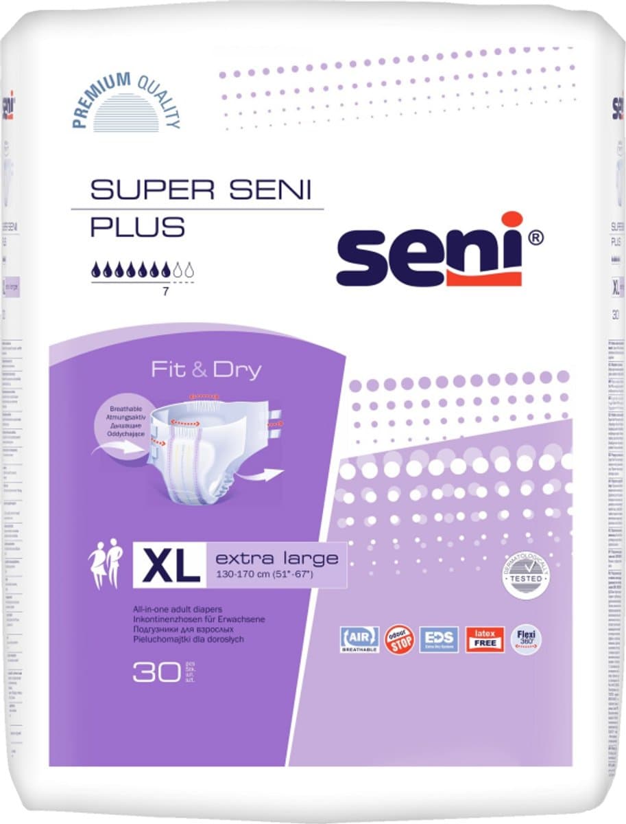Seni Super Plus XL - 3 pakken van 30 stuks