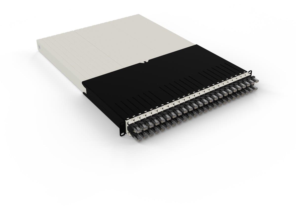 PATCHBOX PONE30UTPBK netwerkkabel Zwart 1,8 m Cat6a U/UTP (UTP)