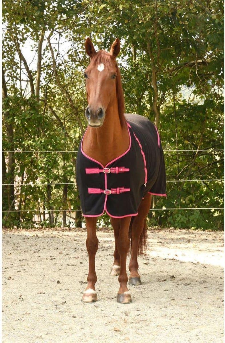 Kerbl Fleece deken RugBe Classic zwart 145 cm 328687