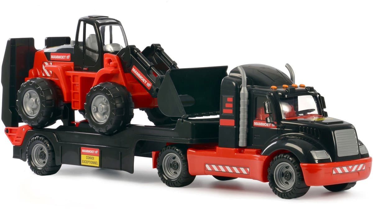 Cavallino Mammoet Torpedo Vrachtwagen met Graafmachine