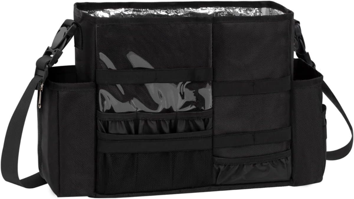 Kapperskoffer - Kapperstas - Visagie - Cosmetica Organizer - Zwart