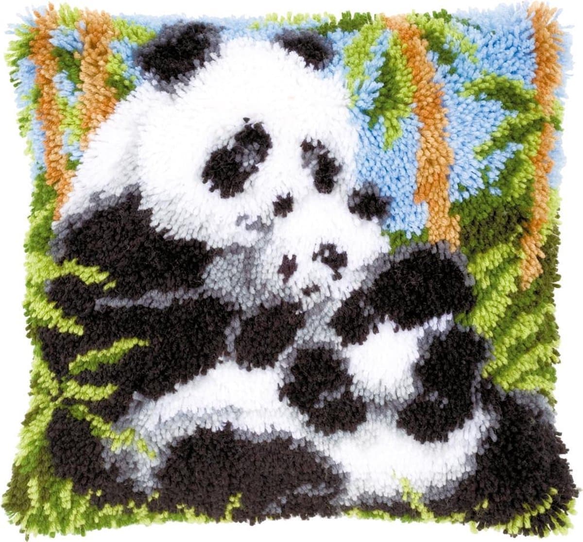 Vervaco - Knoopkussen kit - Panda's - PN-0021853 - Borduren - Borduurpakket - Borduurpakket volwassenen - Borduurpakket kind