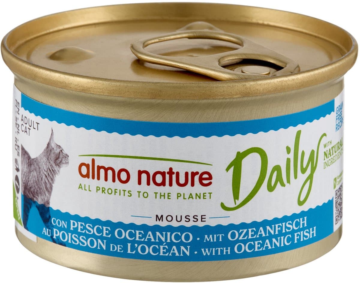 Almo Nature Kattenvoer - Daily Menu Mousse Oceaanvis - 24 x 85g