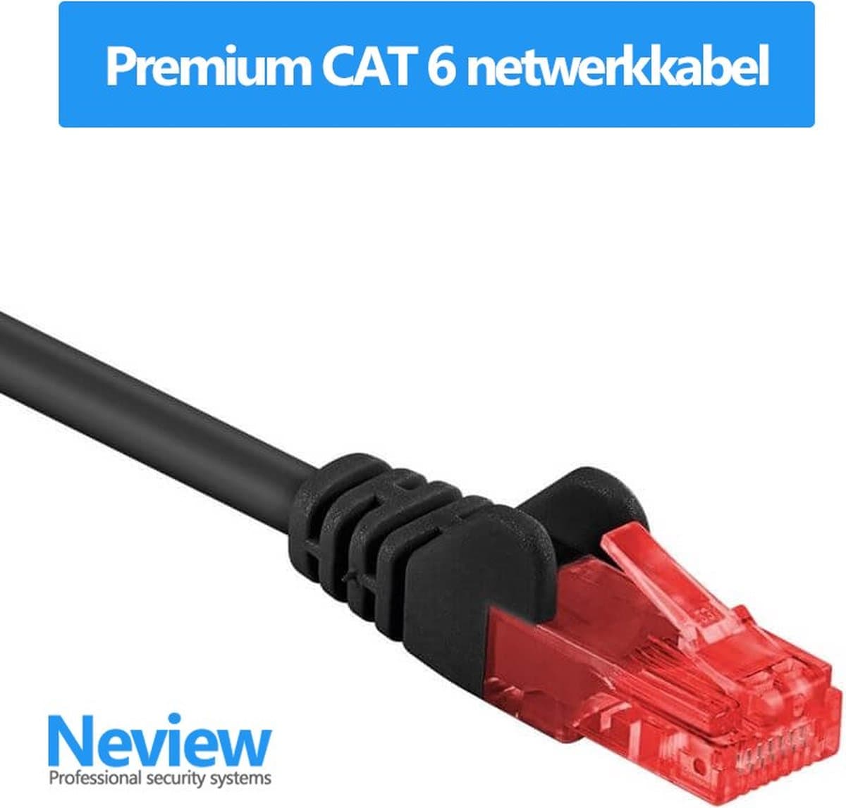 Neview - 5 meter Premium UTP kabel / Internetkabel - Cat 6 - Zwart