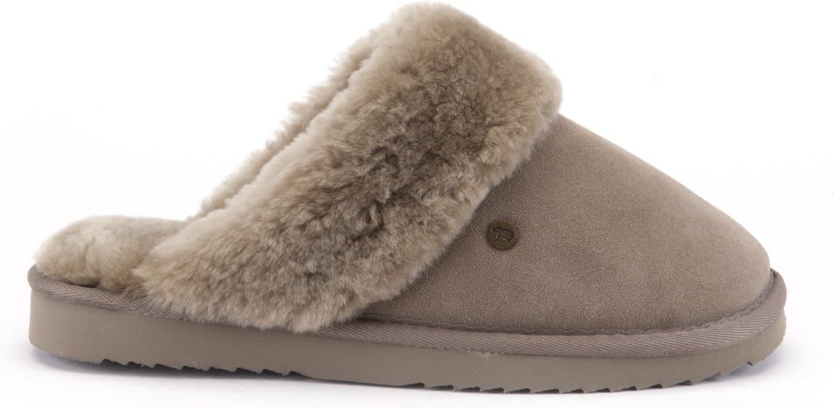 Warmbat Flurry Suede Dames Sloffen - Moss