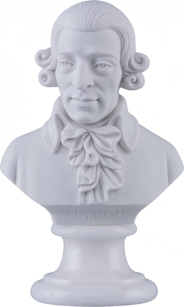 Music Gifts - Albast borstbeeld Haydn - 15 cm