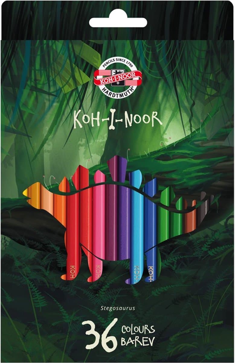Koh-i-Noor - Set kleurpotloden 36 stuks - Potloden - Kinderen - Volwassenen - Sinterklaas - Kerst