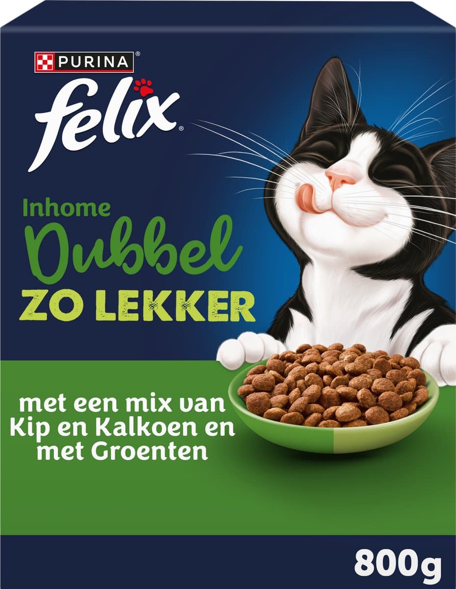 Felix Dubbel zo lekker inhome kip en kalkoen 800 gr