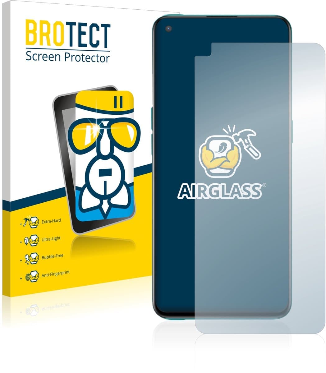 Screenprotector voor OnePlus Nord CE 5G Beschermglas transparant