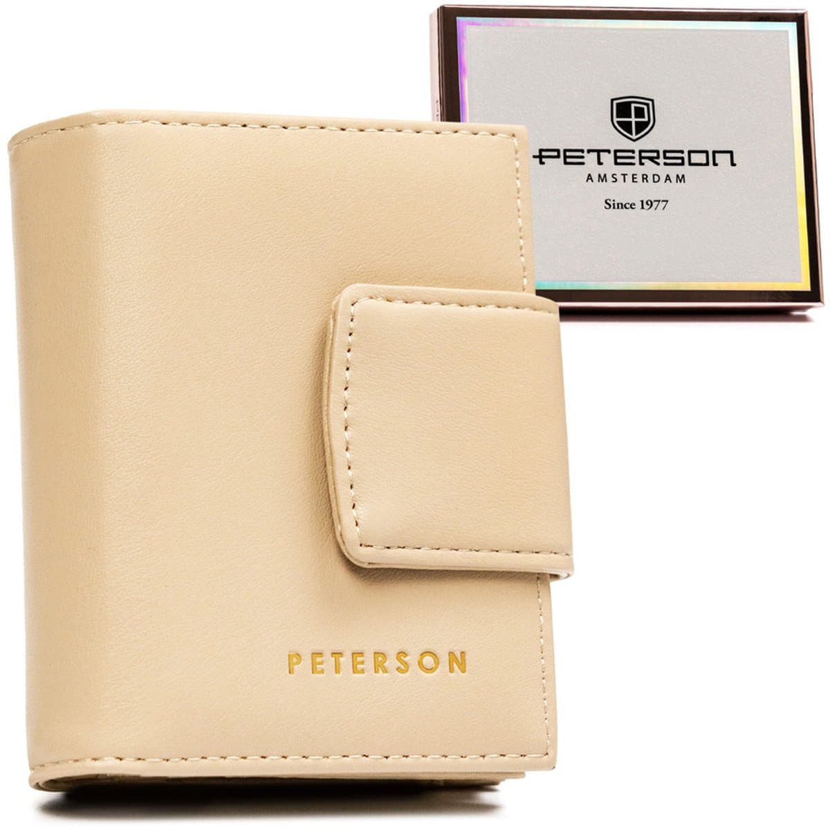 Peterson Serie - Damestas Portefeuille - Verticaal Ontwerp - STOP RFID - Firmadoos Geschenkverpakking