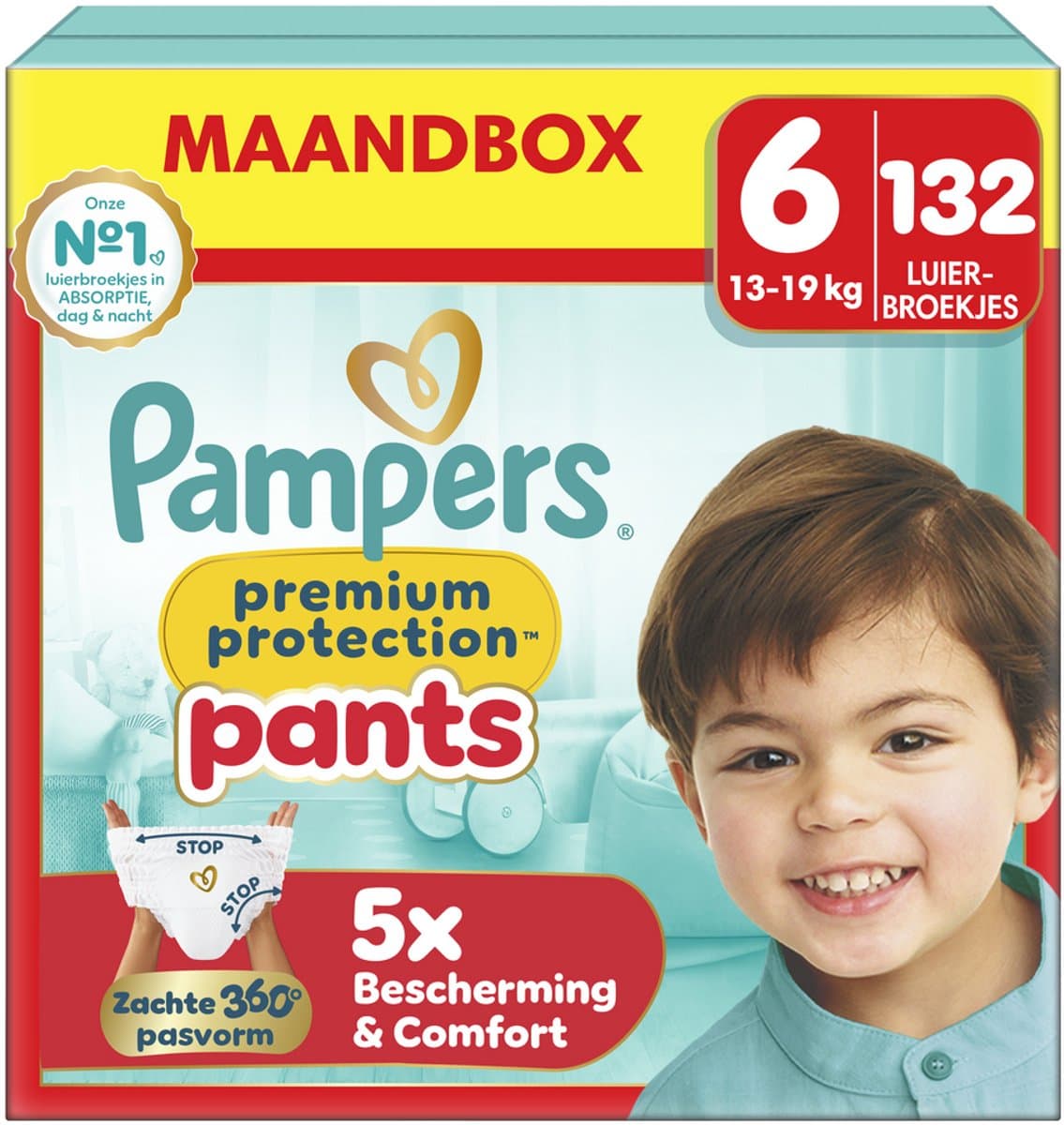 Pampers Premium Protection Pants Maat 6– Maandbox 132 Pants
