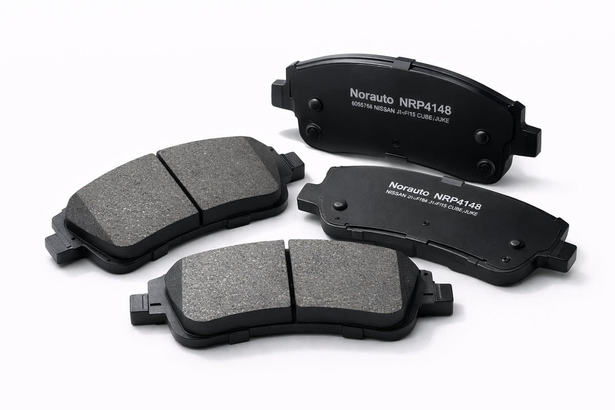 Remblokken voor – Norauto NRP4148 – Geschikt voor Nissan Cube (Z12), Juke (F15) & Tiida (C11) – Set van 4