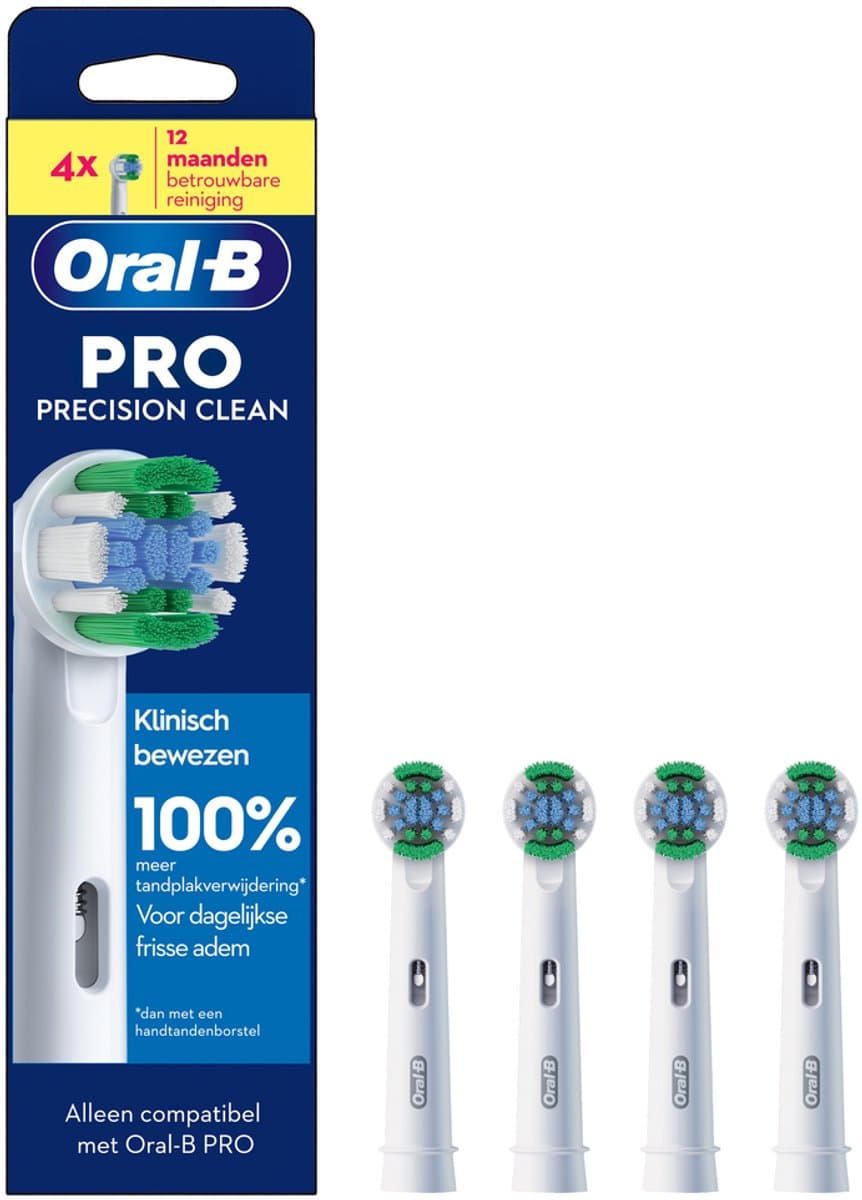 Oral-B Pro Precision Clean Opzetborstels - 4 stuks